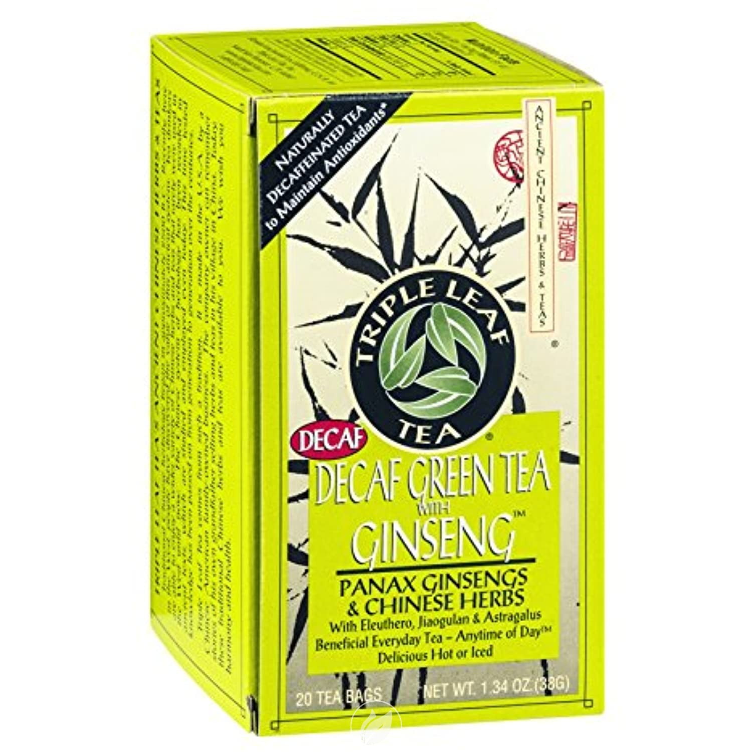 2 Pack Triple Leaf Tea Decaf Green Tea With Ginseng Chinese Herbs 2-pack-triple-leaf-tea-decaf-green-tea-with-ginseng-chinese-herbs