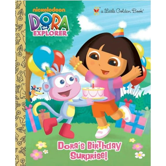 Pre-Owned Dora's Birthday Surprise! (Little Golden Book) Paperback