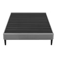 thumbnail image 3 of Modern Essentials Parnell Upholstered Platform Bed Frame, Full, Light Grey, 3 of 7
