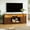 Pure Walnut, variant on Farmhouse LED TV Stand for 65 Inch TV, Entertainment Center with Power Outlet, Media Console with Storage Cabinets and Shelves, Walnut