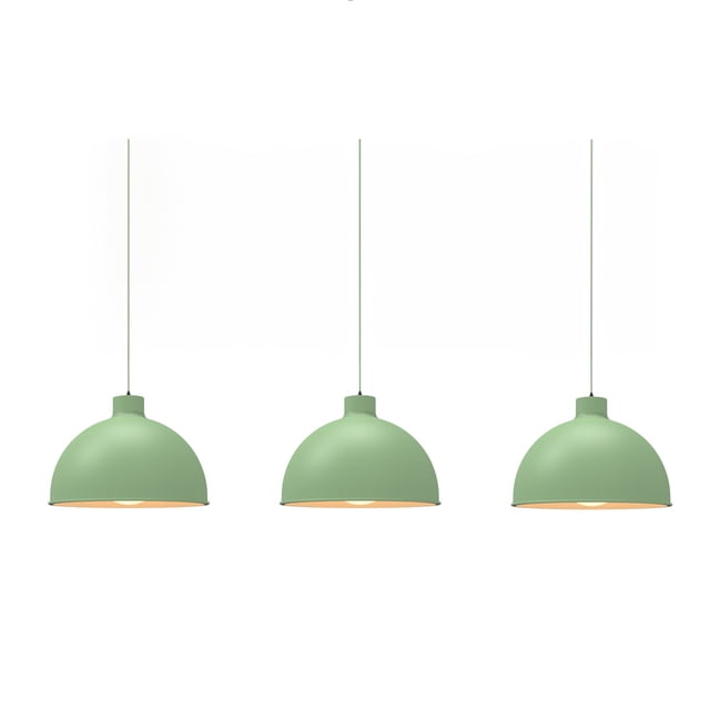 Ilios Innova | Paquete de 3 lámparas de techo colgantes decorativas estilo nórdico retro de 36 cm para habitaciones y salas de estar