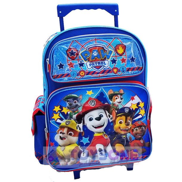 Paw Patrol 12" Small Rolling/Roller Backpack