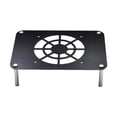 thumbnail image 1 of Base de enfriamiento para enrutadores, soporte para decodificador de TV, soporte portátil multifunción, estante de enfriamiento para enrutadores, para Negro, 1 of 8