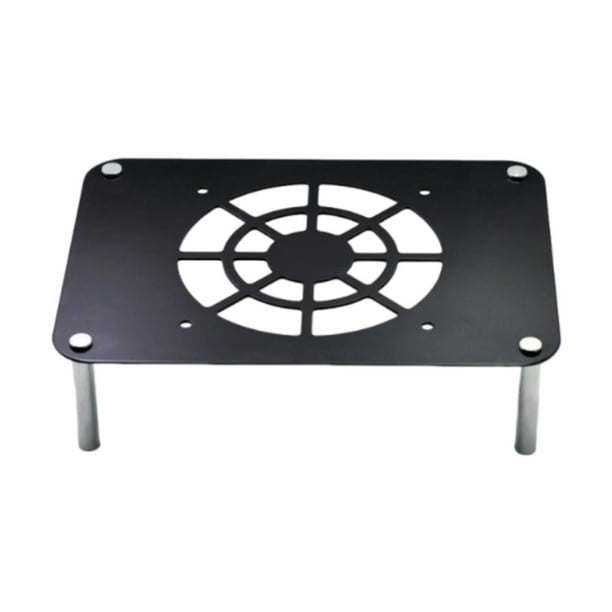 Base de enfriamiento para enrutadores Soporte de red Enrutadores multifunción portátiles Enfriamiento Negro