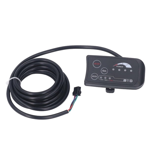 Panel de visualización LED para bicicleta eléctrica, 202436V, 48V, S810, 4 cables, modificación de bicicleta, medidor de pantalla de Control LED, enchufe SM