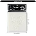 thumbnail image 3 of 6 Pcs Series Stencils for Painting Hollow Out Zoos Theme Stencils Scrapbook Journal Stencils Drawing Stencils, 3 of 8
