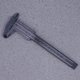 thumbnail image 4 of Mini calibrador Vernier de plástico métrico, portátil, de bolsillo deslizante, de 150 mm y 0,5 mm, herramienta de medición (negro), 4 of 6