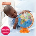 thumbnail image 3 of Little Experimenter Interactive Earth Globe with Nightlight for Kids Learning, 8-Inch Geographic Globe, 3 of 7