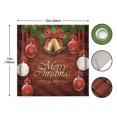 thumbnail image 4 of Christmas Shower Curtain Merry Christmas Decorations Waterproof Fabric Polyester Bathroom Shower Curtain with 12 Hooks 72" x 72", 4 of 7
