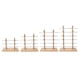 thumbnail image 5 of Estante para gafas de sol de madera, soporte para mostrador, almacenamiento plateado, 3/4/5/6 capas Cola pantalla de gafas de sol, 5 of 8