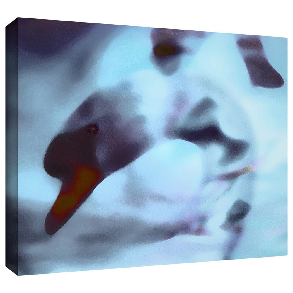 Dean Uhlinger "Swan Impression" Gallery-Wrapped Canvas