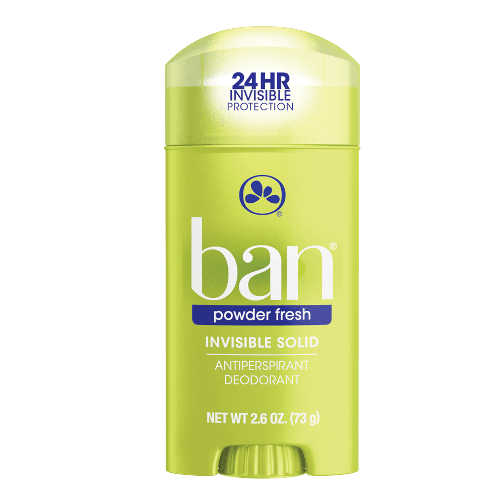 Ban Powder Fresh Invisible Solid Deodorant 2.6 oz