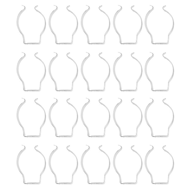 100 Pcs U Clips Holder for LED Light Manganese Steel Lampholder Support Bracket LED Lamp Holder
