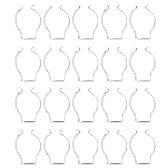 100 Pcs U Clips Holder for LED Light Manganese Steel Lampholder Support Bracket LED Lamp Holder