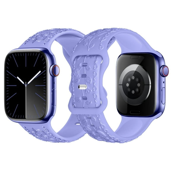 Sport Bands Compatible with Apple Watch Bands for Women Men 40mm 41mm 42mm 38mm 44mm 45mm 46mm 49mm, Silicone Adjustable Band for Apple Watch Band for iWatch Series 10 9 Ultra SE 8 7 6 5 4 3 2