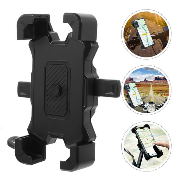 Masteelf Bike Cell Phone Holder Phone Mount Phone Stand 13.5X12.5CM Black
