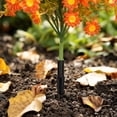 thumbnail image 3 of Artificial Fall Flower Ground Stake for Outdoor Garden Decor, Weather-Resistant Plastic Foliage and Bloom Arrangements for Yard, Patio, Flower Beds, and Landscaping, 3 of 4