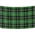 thumbnail image 4 of Coolnut St. Patrick's Day Plaid Tapestry Washable Polyester Art Wall Hanging Blanket for Living Room Bedroom Dorm Party, 90 x 60 Inch Home Decor Gifts, 4 of 7