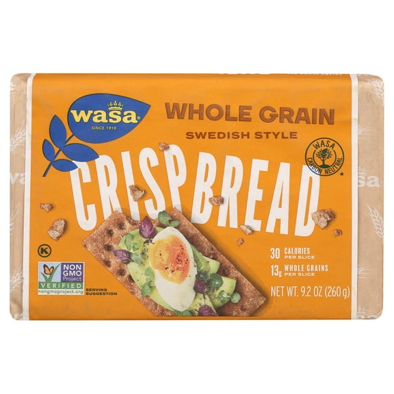 Wasa Swedish Style Whole Grain Crispbread 9.2 oz