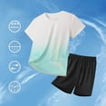 thumbnail image 2 of Boys Sports Outfits Casual Sets Athletic Gear Lightweight Comfortable Basketball Attire Stylish Design Versatile Use for Runing and Practice 3-12 Years, 2 of 4