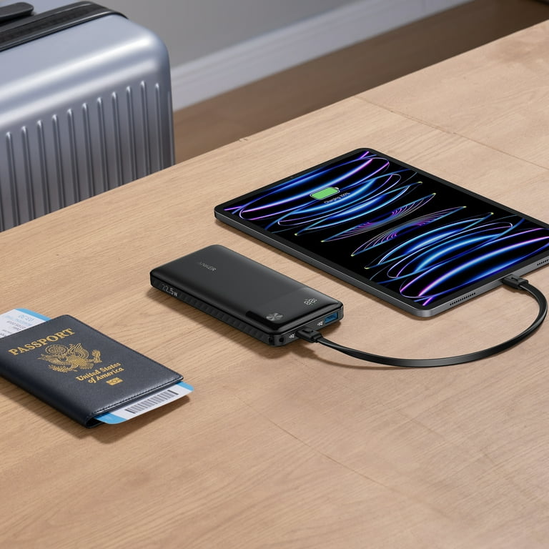 【新品未開封】Anker Power Bank 25000mAh ラストワン Anker Power Bank (25000mAh, Built-In & 巻取り式USB-Cケーブル