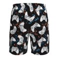thumbnail image 6 of Kdxio Cool Gamepad Pattern Mens Casual Shorts - Drawstring Summer Beach Sports Shorts for Men, 6 of 9