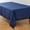 Blue, variant on Saro Lifestyle Hemstitched Border Tablecloth