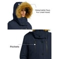 thumbnail image 6 of Wantdo Women's Recycled Winter Jacket Warm Winter Coat Waterproof Outerwear Jacket Navy L, 6 of 10