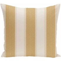 Simply Daisy 16" x 16" Striate Stripe Print Pillow, Yellow