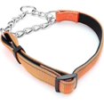 thumbnail image 4 of Martingale Collars For Dogs,reflective Nylon Adjustable Stainless Steel Chain Collar For Small Medium Large Dogs S Orange, 4 of 5