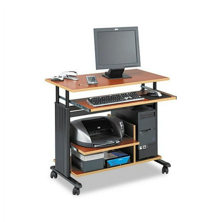 Walmart Adjustable Mobile Desk, Mini-Tower Workstation, 35.5w x