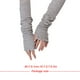 thumbnail image 3 of Sonducket 1 par de guantes sin dedos de alta elasticidad para brazo largo, múltiples colocaciones, manga de punto, protección para muñeca, montañismo guantes y mitones Volante Luz Gary, 3 of 6