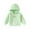 1#Light Green, variant on Kiijoy Toddler Girls Long Sleeve Hoodie Casual Hooded Pullover Sweatshirt, Sizes 3-4