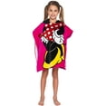 thumbnail image 3 of Serviette de Plage à Capuchon pour Filles Disney Minnie Mouse Bain Rose, 3 of 8