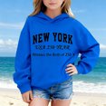 thumbnail image 3 of Girls Pullover Hoodie Soft Cozy Sweatshirt For Everyday Casual Wear And Outdoor Activities With Cute Design, 3 of 3