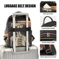 thumbnail image 3 of FORMRS Mini Backpack Purse for Women Travel Daypack Casual Shoulder Bag, Black Skeleton, 3 of 7