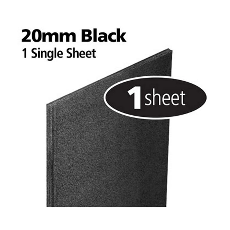 Kaizen Shaping Foam, Height 7/8 in, Finish Black / White 2'x4' 