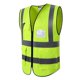 thumbnail image 1 of Qarigey Premium Reflective Vest Safety Waterproof Sleeveless   Waistcoat Camisetas sin mangas Amarillo XXL, 1 of 1