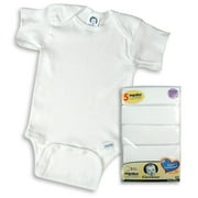 5 Pack White Onesies - 3T