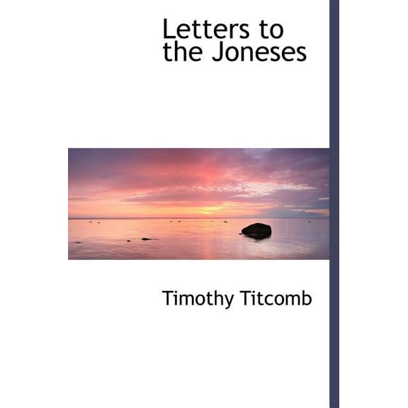 Letters to the Joneses (Hardcover)