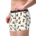 thumbnail image 2 of Pofeuu German Shepherd Dog Print Men’s Boxer Briefs, Moisture-Wicking Underwear, Regular,Trunk-Medium, 2 of 5