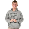 thumbnail image 3 of Bored Football Sport Schedule Hoodie Hooded Sweatshirt Men Brisco Brands M, 3 of 6