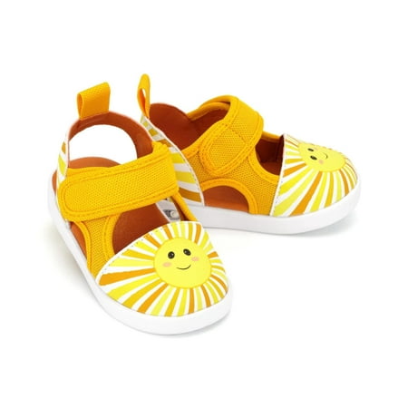 

Sunshine Squeaky Toddler Sandals | Yellow