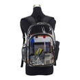 thumbnail image 5 of Fuel Unisex Clear Backpack and Drawstring Bundle, Black, 5 of 6