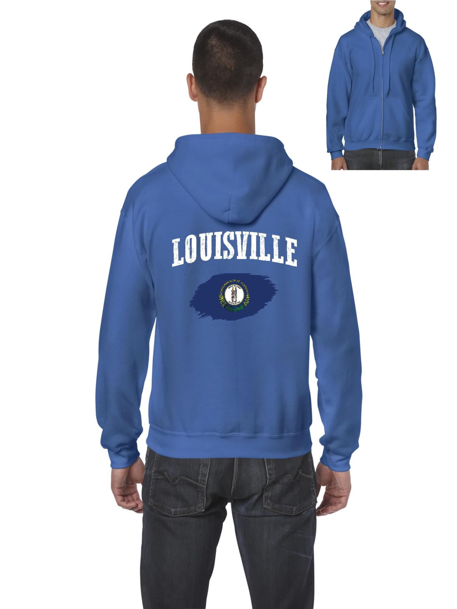 Normal is Boring - Men's Sweatshirt Full-Zip Pullover, up to Men Size 5XL -  Louisville 
