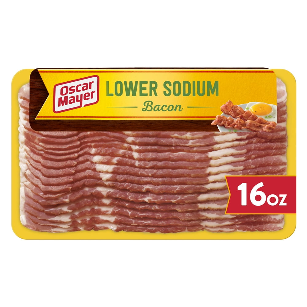 Oscar Mayer Naturally Hardwood Smoked Bacon 30 with Lower Sodium, 16