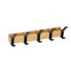 thumbnail image 1 of Perchero, perchero montado en la pared, 5 ganchos dobles Perchero for abrigos, sombreros, toallas, albornoces, 1 of 7