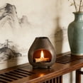 thumbnail image 1 of Ceramic Palo Incense Censer 4.92" Ash Catcher Chimney Design Multi Incense Compatibility Simple Maintenance Ornament for Home Office Girl Room Bookshelf Desktop Christmas Easter Graduation Gift Decor, 1 of 6