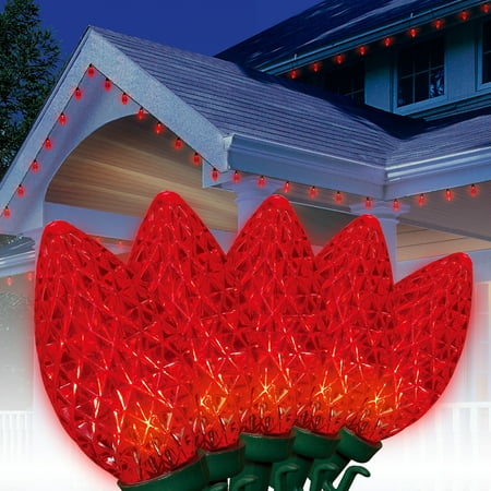 c9 light led bright holiday super wire bulbs count walmart