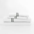 thumbnail image 3 of Noble Linen's 4 Piece Sheet Set with Rope Embroidery, 3 of 3
